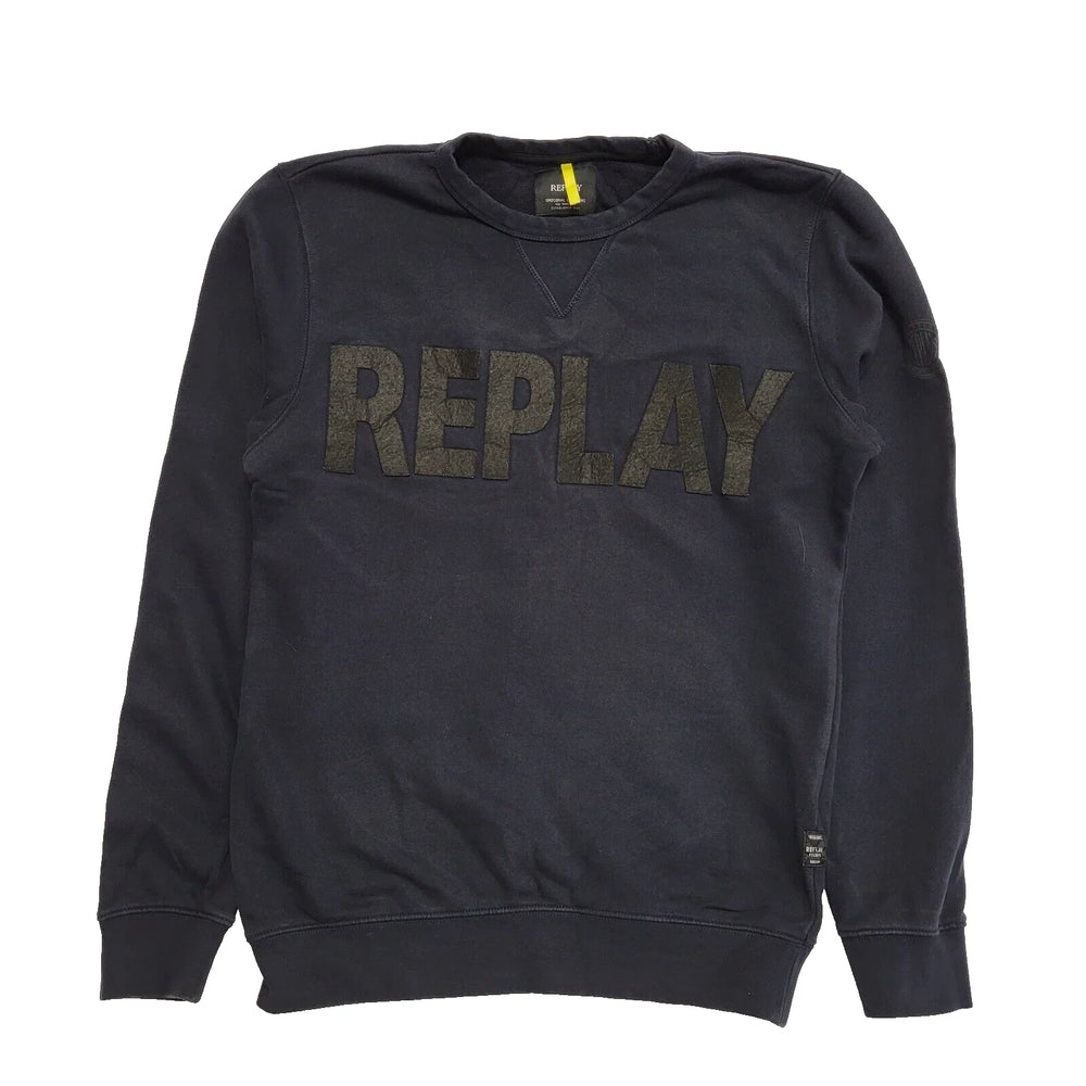 Replay Navy Blue Casual Sweatshirt UK Men's Small K190