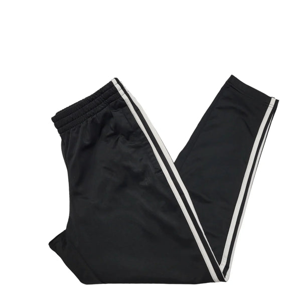 Adidas Black Skinny Tracksuit Bottoms Drawstring UK Women's M W28 L28 BB507