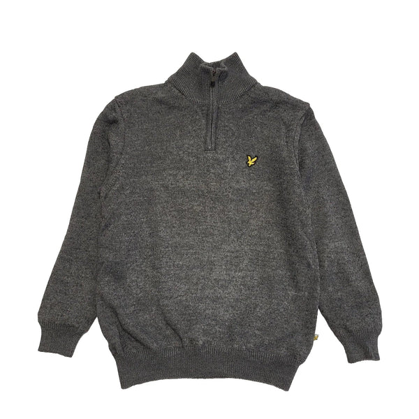 Lyle & Scott Grey High Neck Casual Jumper Men's UK M EU 50 K359