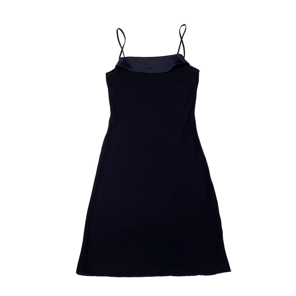 90s Vintage New Look Navy Evening Strappy Pencil Dress Women's Size 12