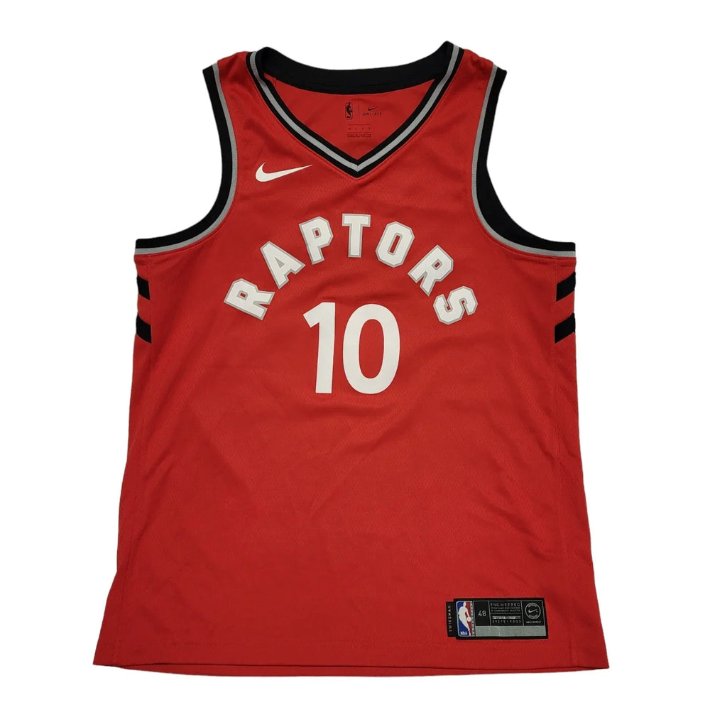 Nike Dri-Fit Red Raptors No 10 De Rozan NBA Sports Vest UK Men's M DD790