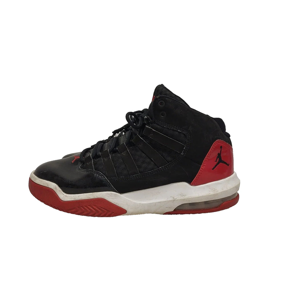 Jordan Max Aura Bred Black Red White Trainers Kids Trainers Uk 5