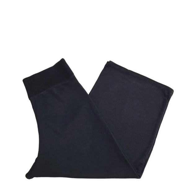 Opening Ceremony Black Wide Leg 3/4 Joggers UK Women's Size M W28 L22 FF103