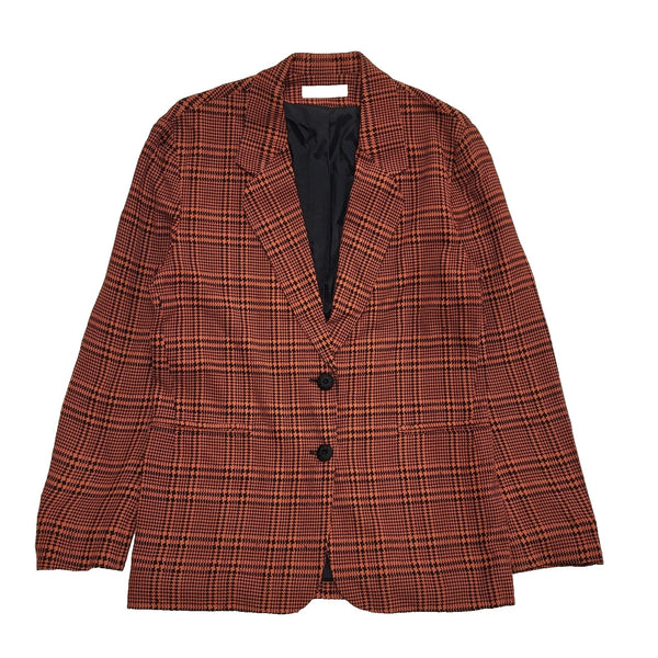Nicole Farhi Orange Black Two Button Suit Jacket Uk Women's Size 10 L657