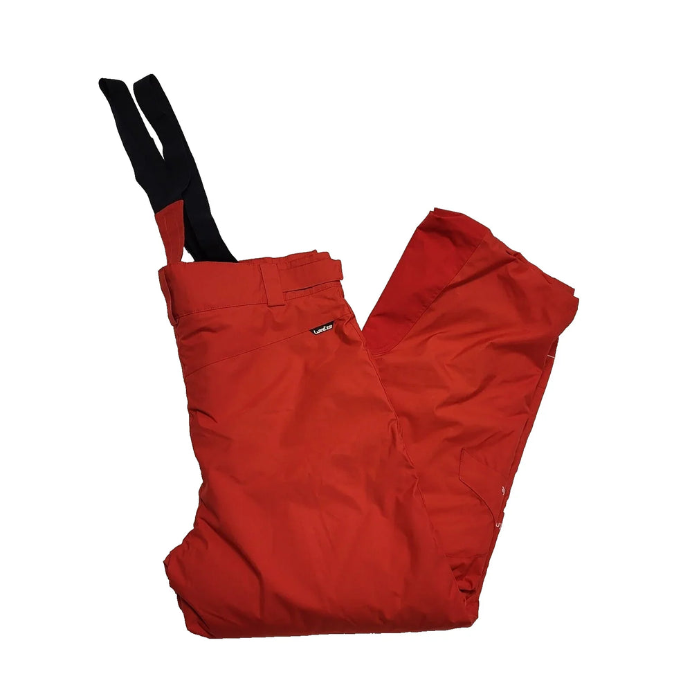 Wed'ze Red Zipper Fly Straight Leg Ski Trousers UK Men's 2XL W38 L33 L7
