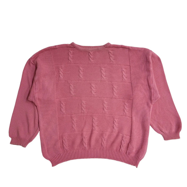 Sefanel Vintage 90's Pink Jumper UK Women's Size 14
