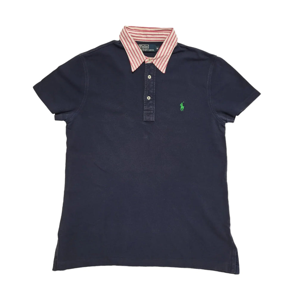 Polo Ralph Lauren Blue Pink Short Sleeve Sport Polo Shirt Men's uk M eu 50 H355