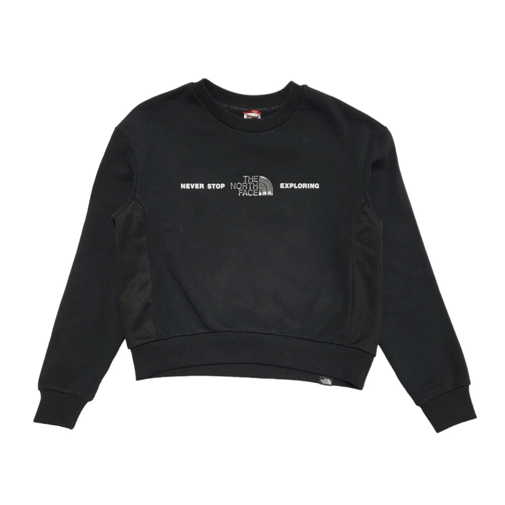 The North Face Black Sports Sweatshirt Long Sleeve Womens UK M CC762