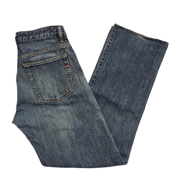 Diesel Vintage 90's Blue Straight Denim Jeans Uk Men's Size M W32 L32