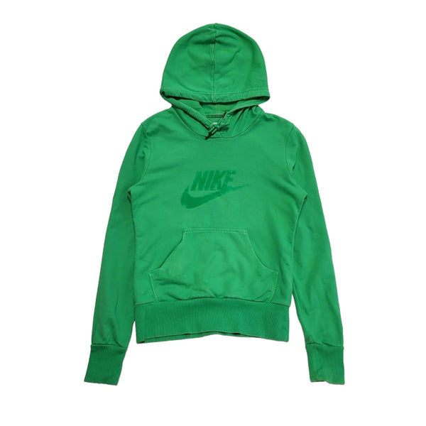 Nike Green Sports Drawstring Sweatshirt Hoodie UK Women's S 8 K466