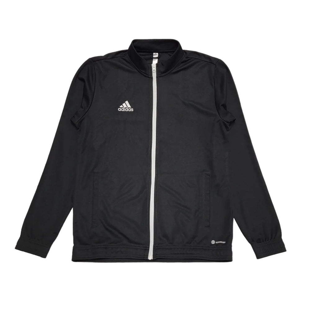 Adidas Black White Zip Sports Tracksuit Top Jacket Men's uk Large BB241