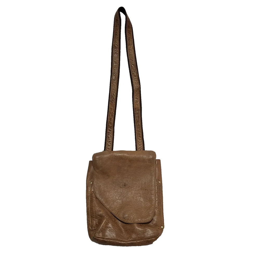 Rowallen Brown Vintage Leather Satchel/Top Handle Bag Uk Women's 13" x 10"