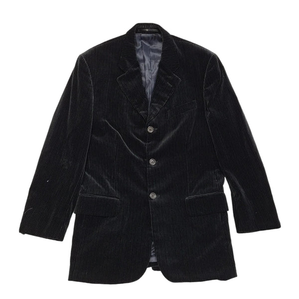 Next Black 90s Vintage Button Jacket Uk Men's Size Medium