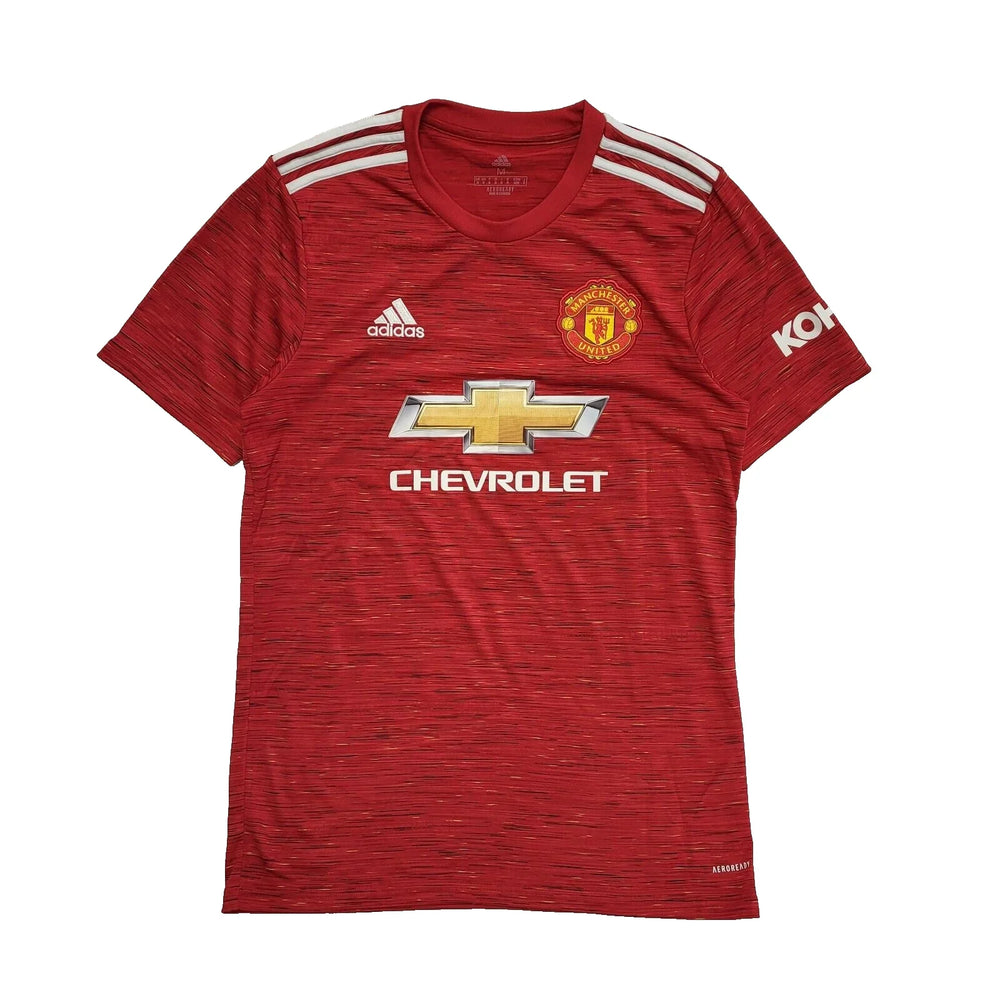 Adidas Red Manchester Utd 2018 Chevrolet Home Football Shirt UK Men's M L626