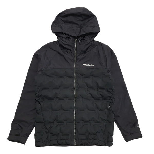 Columbia Black Zipped Hooded Jacket Uk Women's Size Small