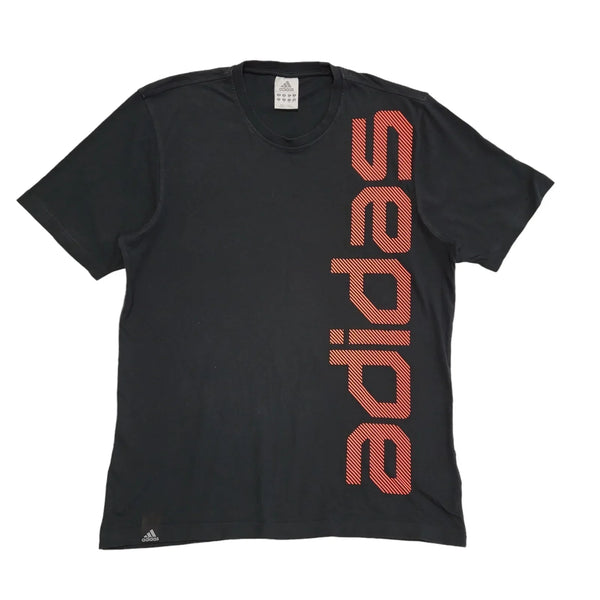 Adidas Black & Red Short Sleeve T-Shirt Uk Men's Size XL DD997
