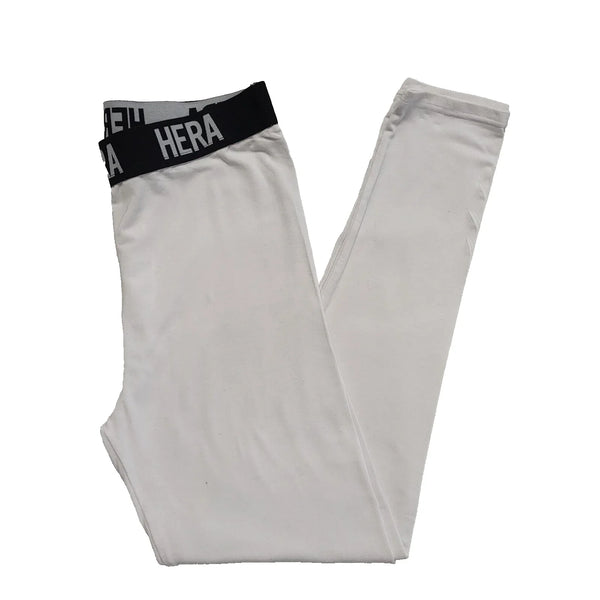 Hera Skinny Gym Track Pants White Fitted Uk Women's 12 L W30 L25 L193