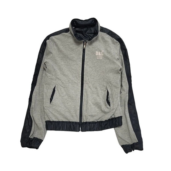 Girl's D & G Grey Black Zipped Reverible Jacket Age 13-14 years xL H602