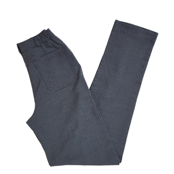 DL Sport 90s Vintage Blue Check Dress Trousers Uk Women's 8 W26 L32 Bnwt