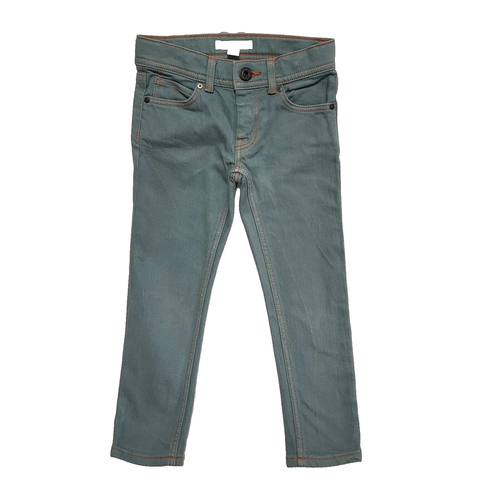 Burberry Vintage Y2K Green Skinny Jeans Girls Age 4 Years W20 L16