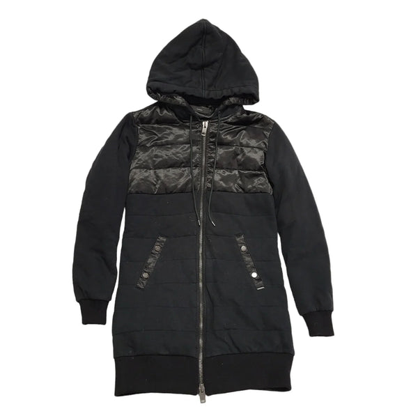 Diesel Black Zipped Hooded Jacket Uk Women's Size 10