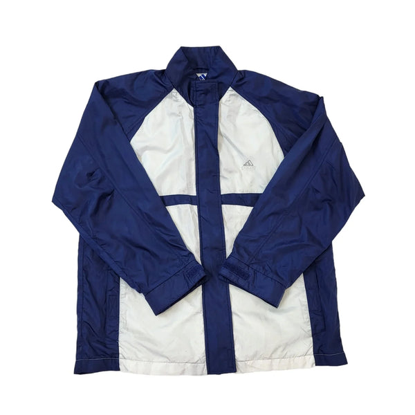 Adidas 90s Vintage Blue & White Lightweight Sports Jacket Women's Size 16