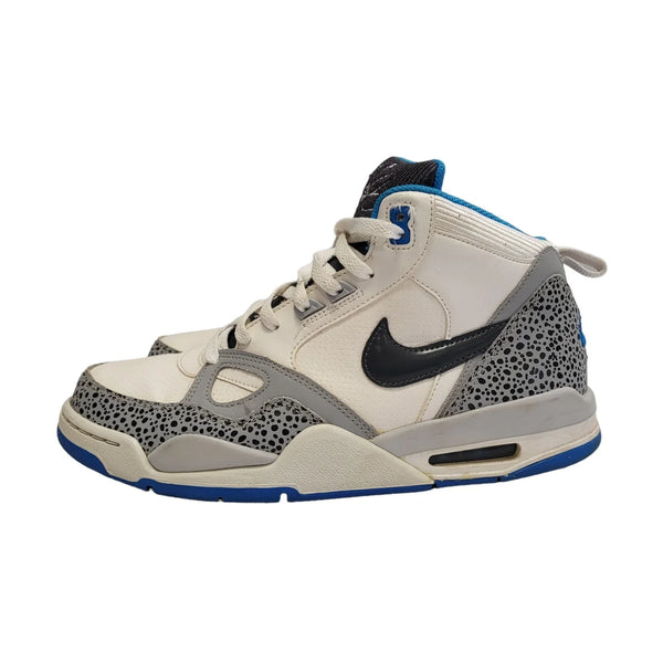 Nike Air Force Flight 2013 White HI Top Leather Men's Trainers Uk 8.5