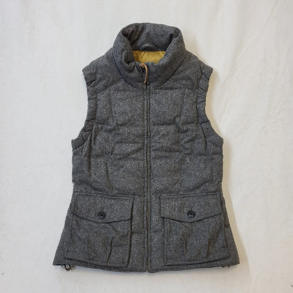 Eddie Bauer Down Gilet Grey Padded Modern Women's Size Medium