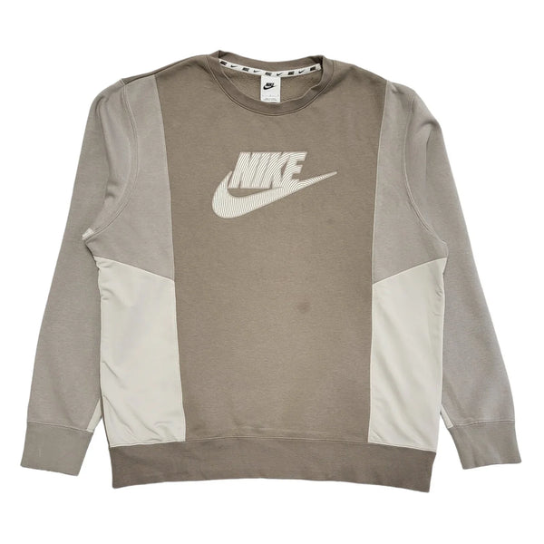 Nike Grey Crew Neck Sweatshirt Uk Men's Size Large DD936