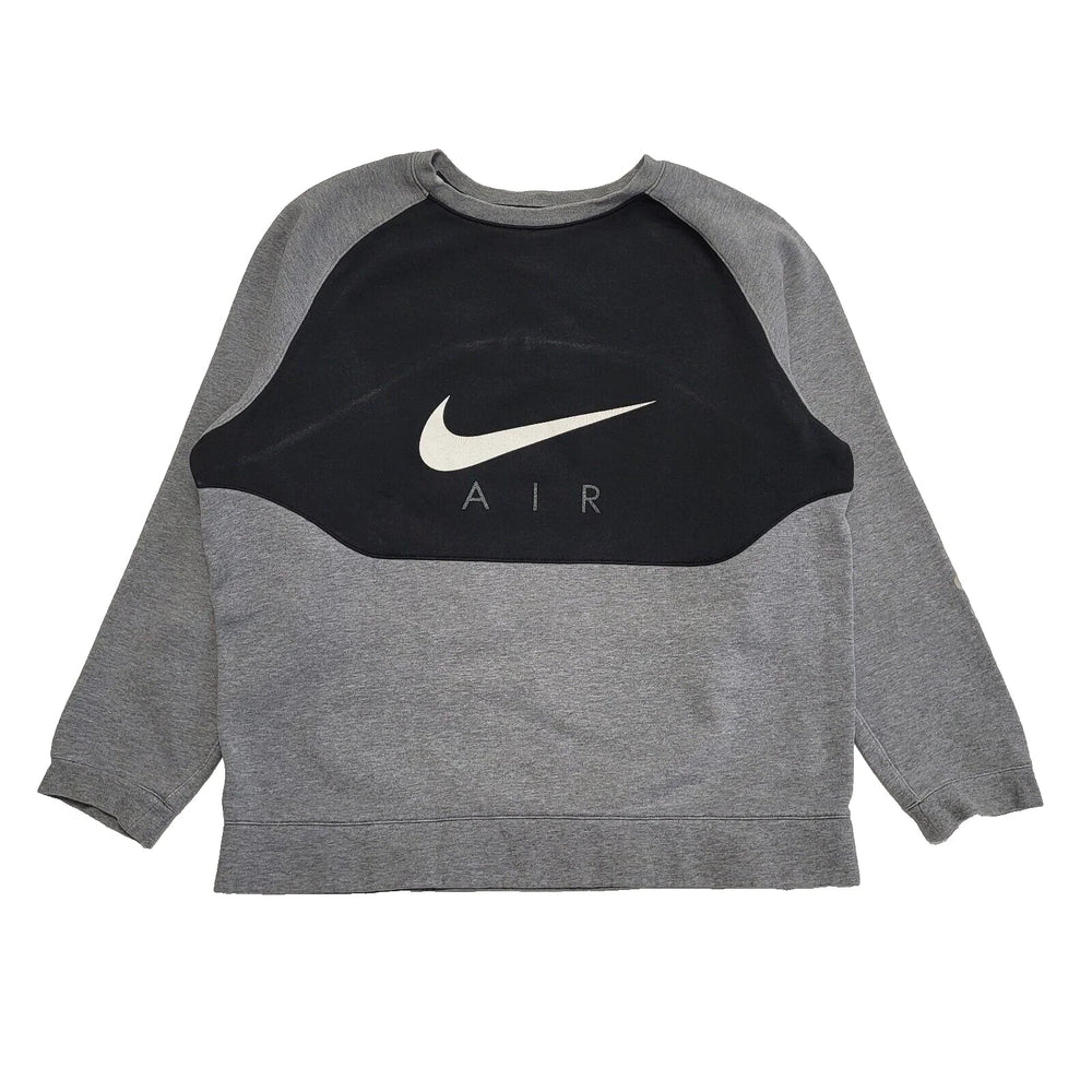 Nike Air Grey Black Casual Sports Sweatshirt Uk Women's Size L L92