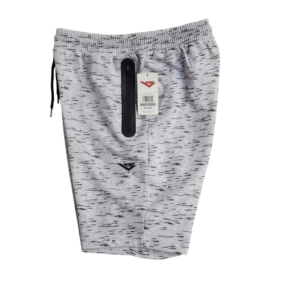 Pony Grey Drawstring Sports Shorts UK Men's Size Large W34 Bnwt EE834