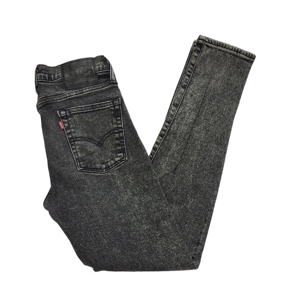 Levi's 510 Wash Black Skinny Leg Denim Jeans Uk Men's Size XS W28 L32 DD925