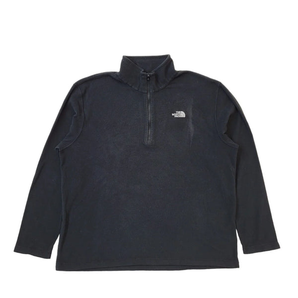 The North Face Black 1/4 Zip Fleece Base Layer Men's uk XL eu 56 G927