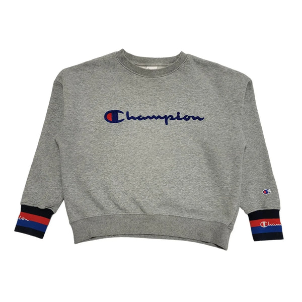 Champion Sports Sweatshirt Grey Long Sleeve Womens UK Size M CC309
