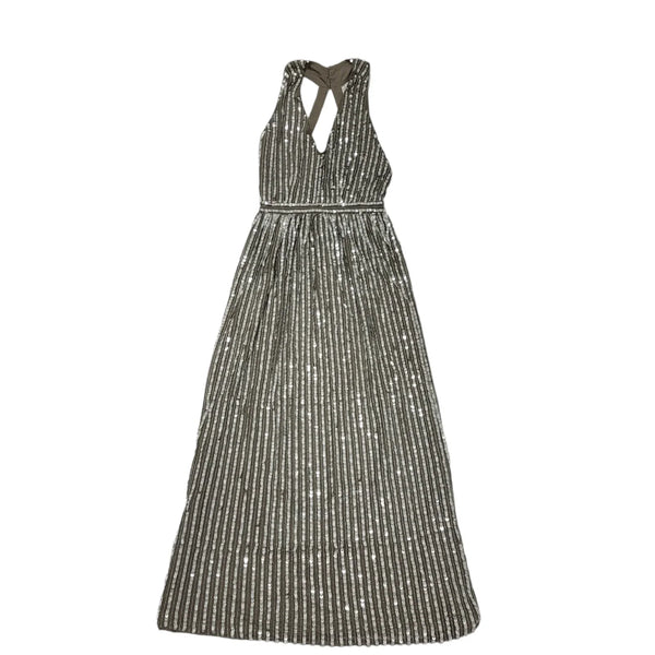 Next Silver Grey Ball Gown Pencil Evening Formal Dress Women's UK M 10 BNWT K412