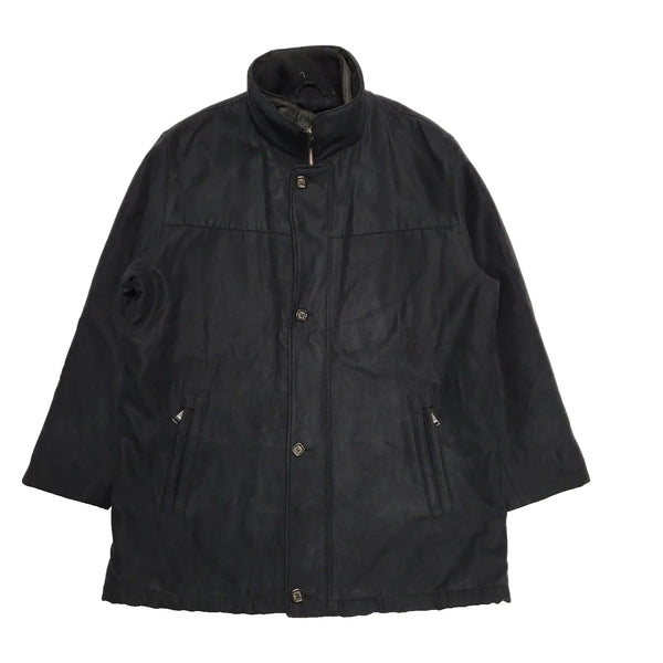 Bugatti Black Lined Zipped Casual 3/4 Jacket UK Men's Size L K871