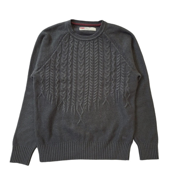 Levi's Grey Long Sleeve Knit Casual Jumper Men's UK M EU 50 H161
