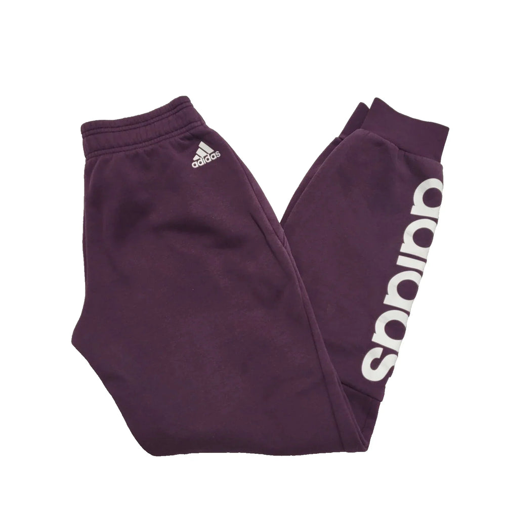 Adidas Purple Drawstring Slim Leg Jogging Bottoms Uk Women's XS W24-26 L28 K736