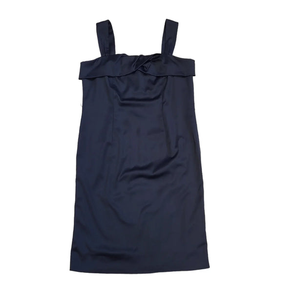 Kaliko Navy Blue Sleeveless Skater Dress Uk Women's Size 18 Bnwt DD543