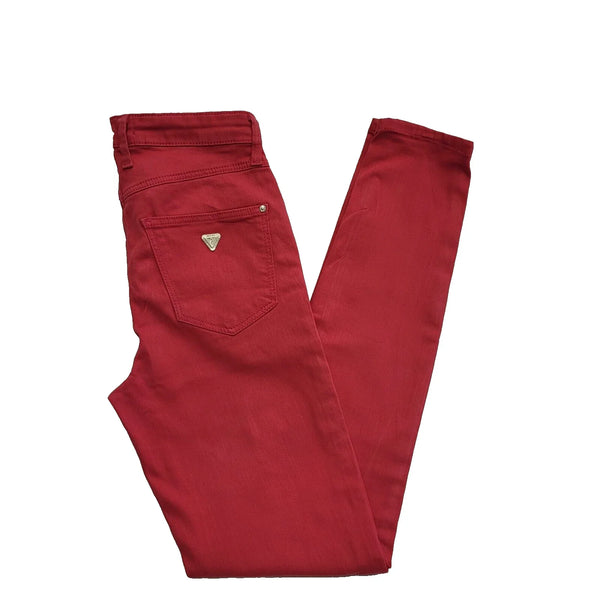 Guess Pink Skinny stretch Denim Jeans uk Women's xS 6 W25 L30 K390