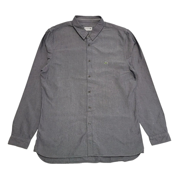 Lacoste Blue Long Sleeve Slim Fit Shirt UK Men's XL K146