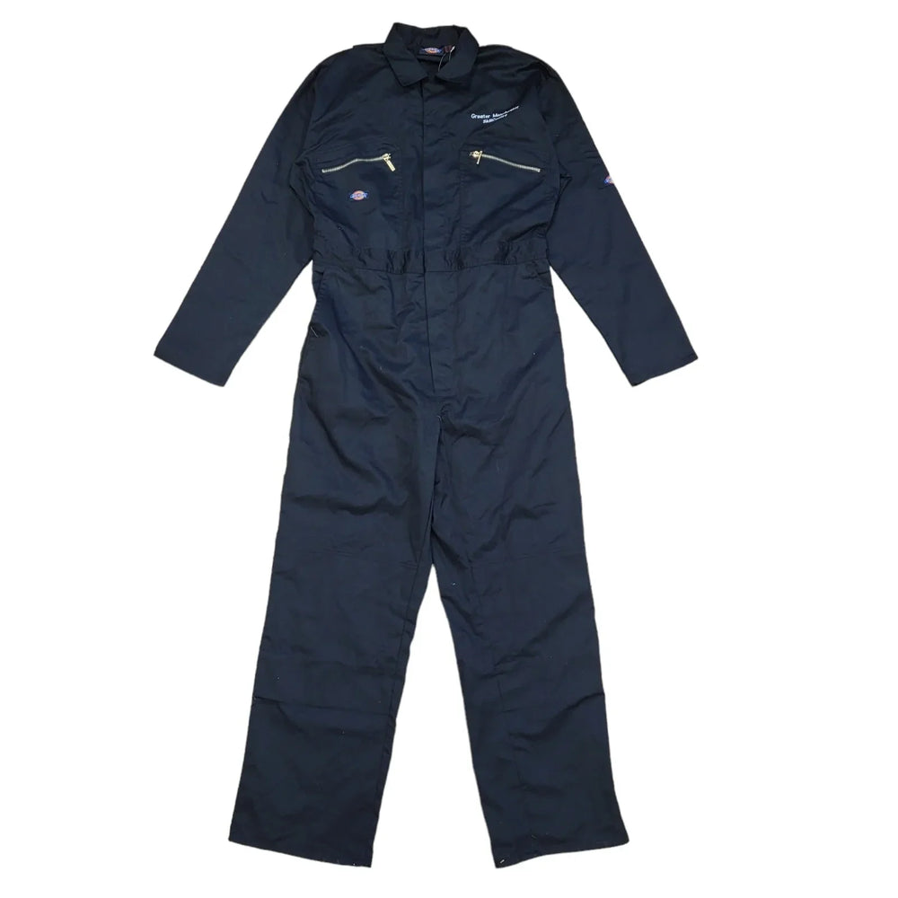 Dickies Black Long Sleeve Jumpsuit Uk Men's Sizer 4XL W44 L31 Bnwt CC536