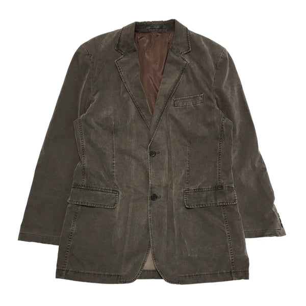Quattro 90s Vintage Grey Brown Jacket Uk Men's Size Large