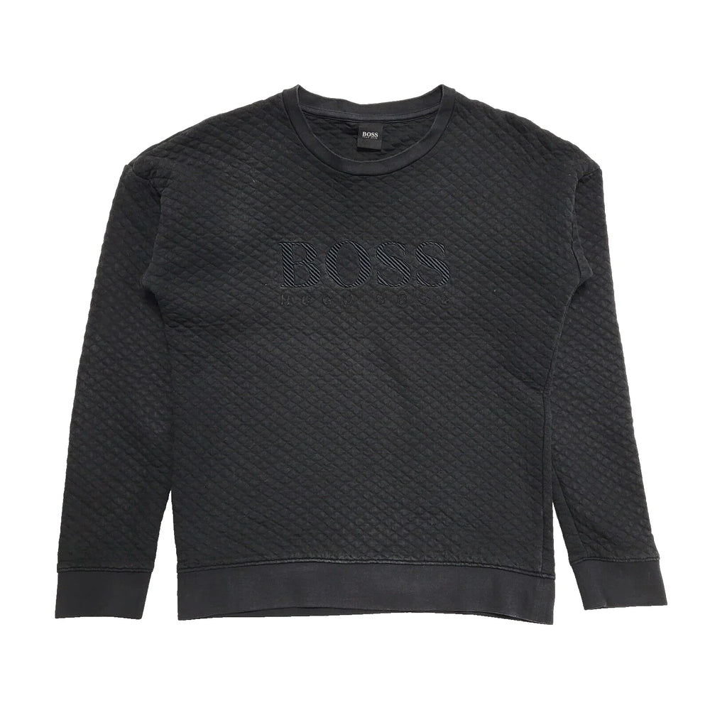 Hugo Boss Black Crew Neck L/Sleeve Casual Sweatshirt UK Men's S K983
