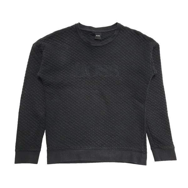 Hugo Boss Black Crew Neck L/Sleeve Casual Sweatshirt UK Men's S K983