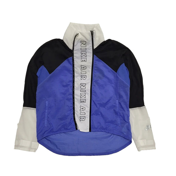 Nike Sports Jacket Blue Blue Lightweight Uk Women's Size Large L277