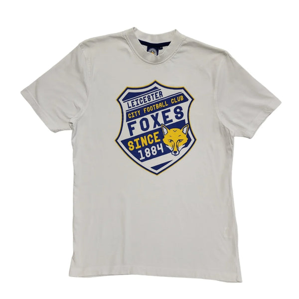Leicester City FC The Foxes White T-Shirt Mens UK Size M DD978