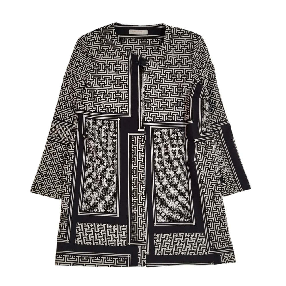 Rinascimento Black & Grey Dress Jacket UK Women's Size S EE961