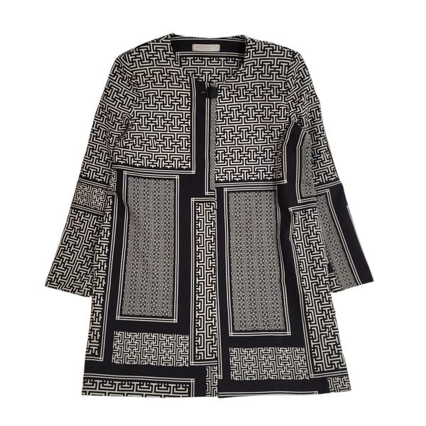 Rinascimento Black & Grey Dress Jacket UK Women's Size S EE961