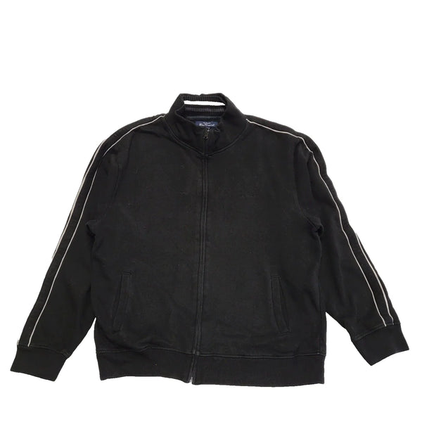 Ben Sherman Black Zipped Fleece Hiking Walking Jacket UK Men's XL K312